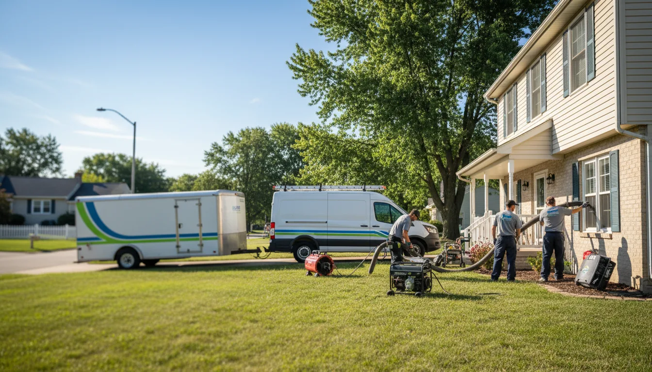Flooded Basement Restoration And Cleanup With Repair in Morley, IA near me